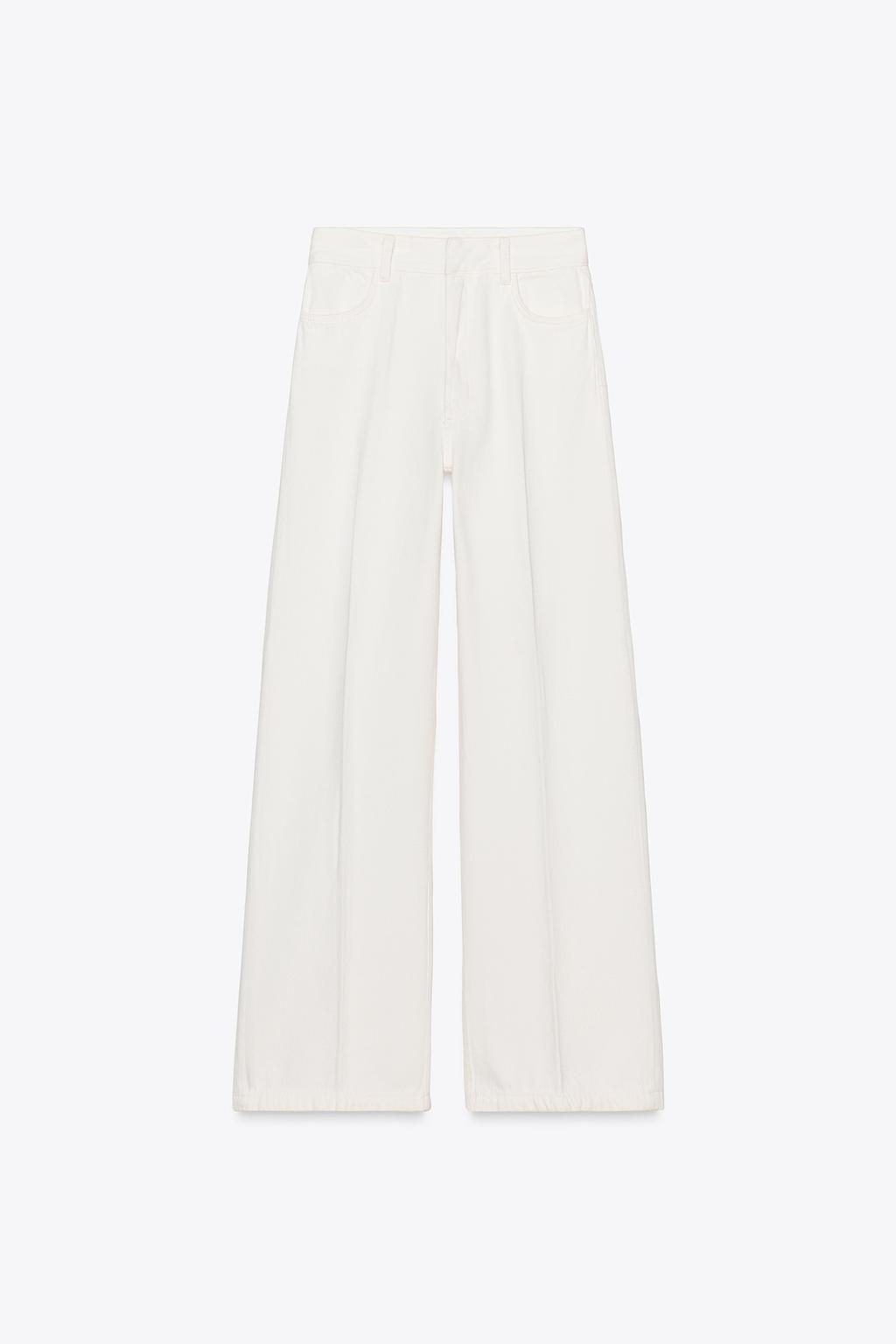 ZW COLLECTION HIGH-WAIST WIDE-LEG JEANS - Zara фото 9