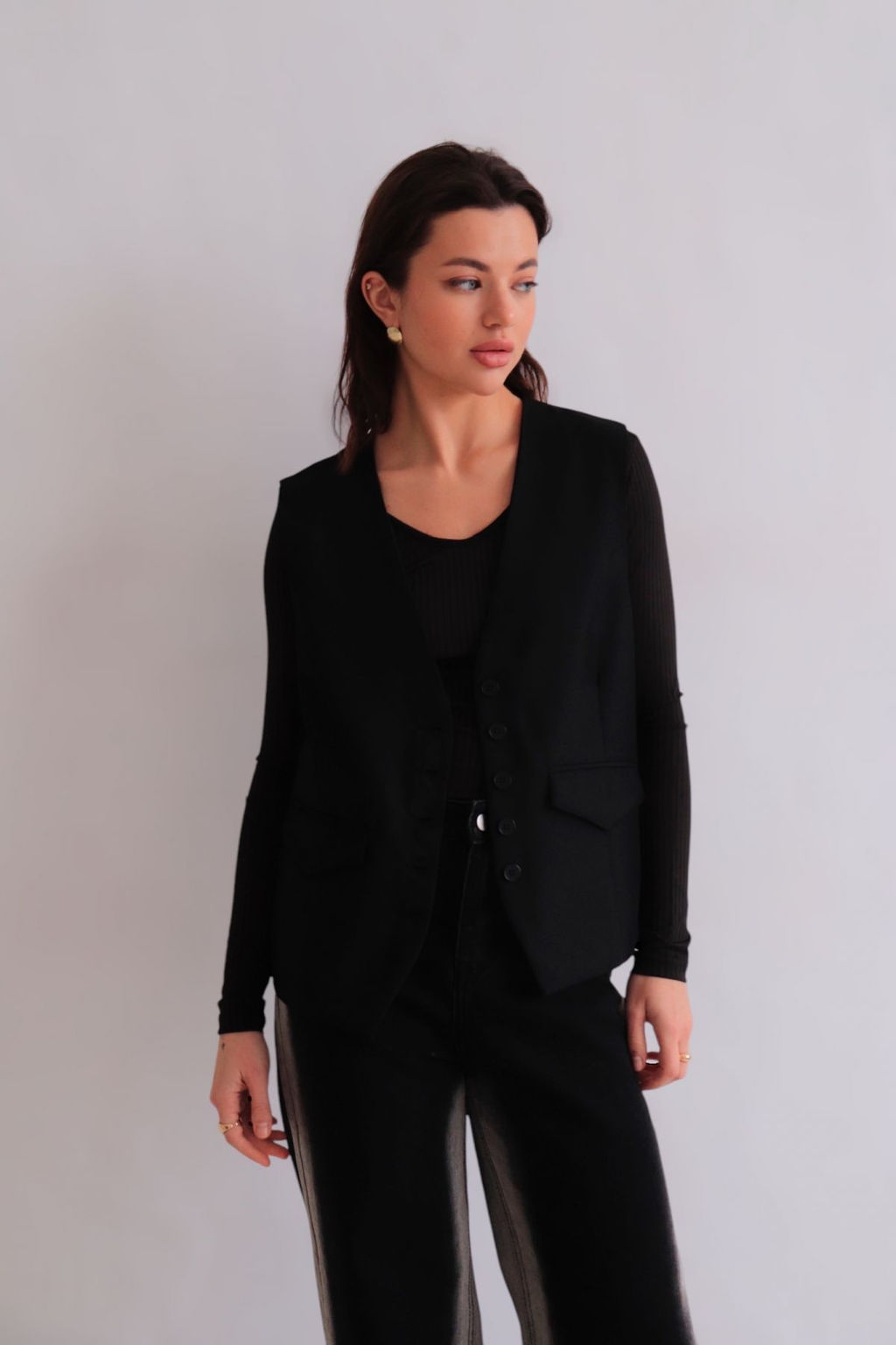 Martichelli Жилет чёрный  фото 7