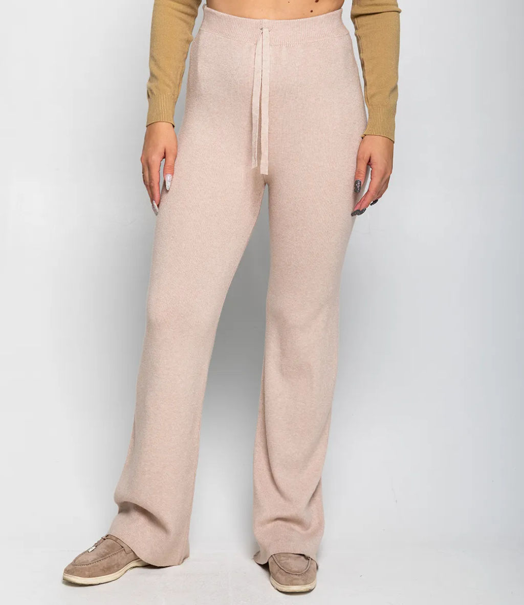 Брюки #КТ30601, бежевый