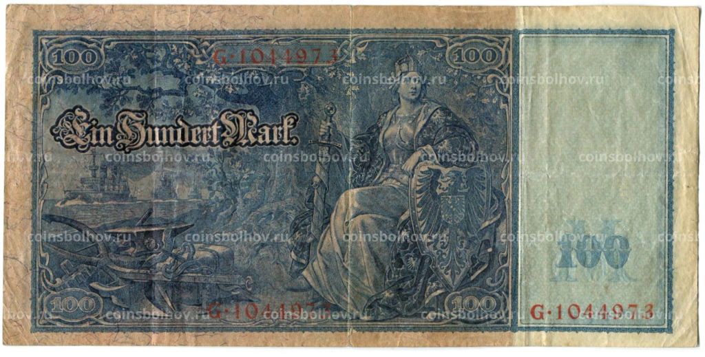100 марок 1910 года Германия