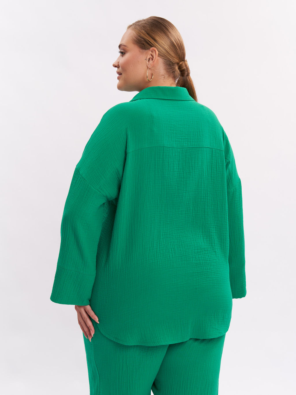 Блузка из муслина BL28501GRN44 - Артесса фото 9