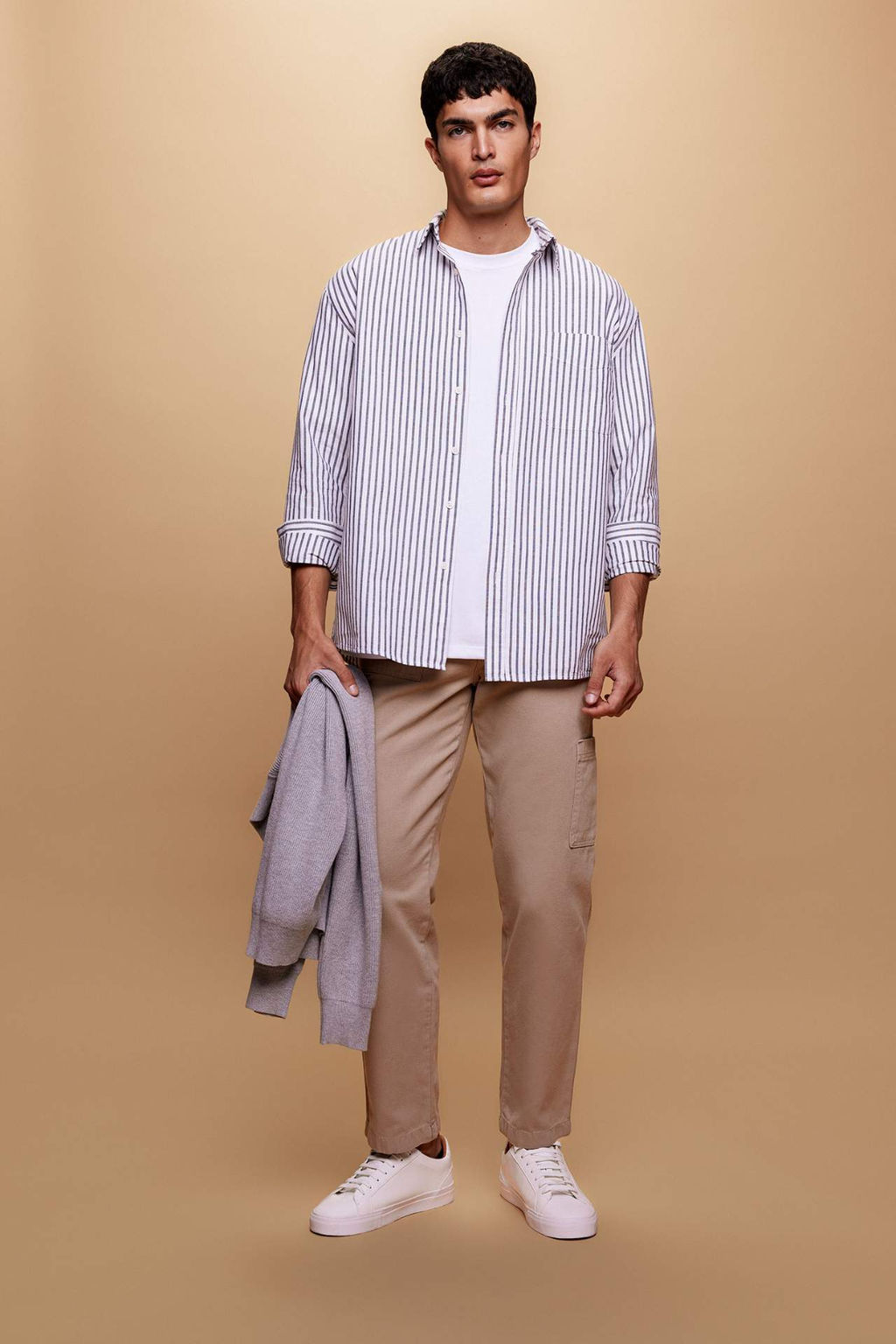 Pantolon Straight Fit Normal Kal?p Normal Bel Boru Paca Basic Duz Cepli - Defacto фото 2