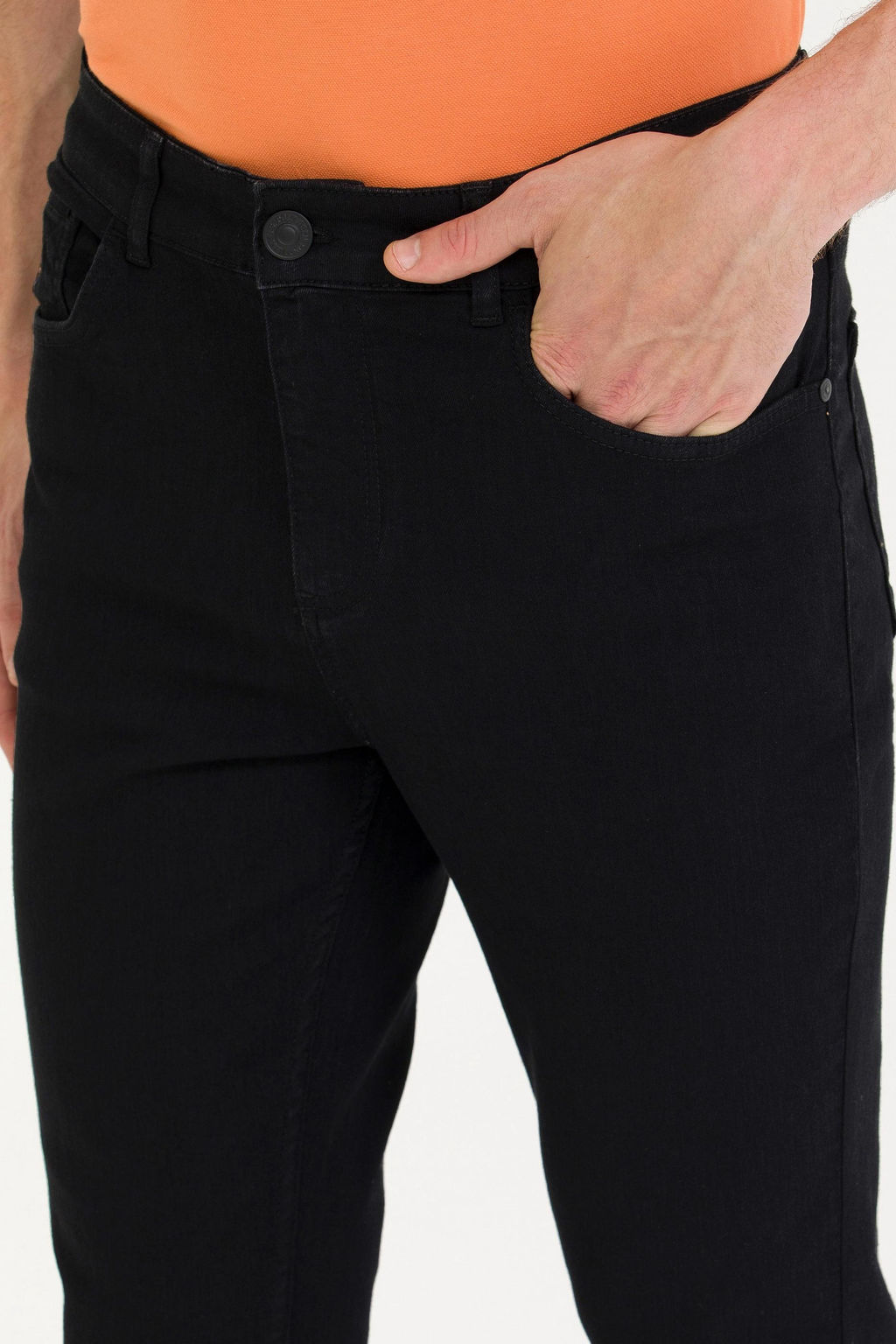 U. S. Polo Assn / Мужские черные джинсовые брюки - U.s. polo assn фото 5