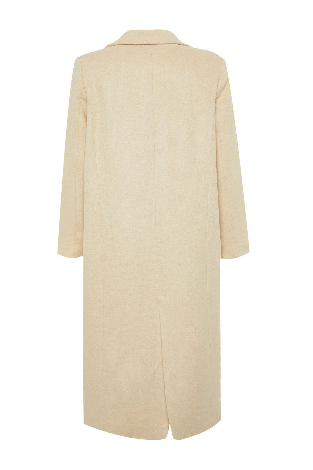 Trendyolmilla Tas Oversize Genis Kesim Yunlu Kaban TWOAW24KB00162  фото 8