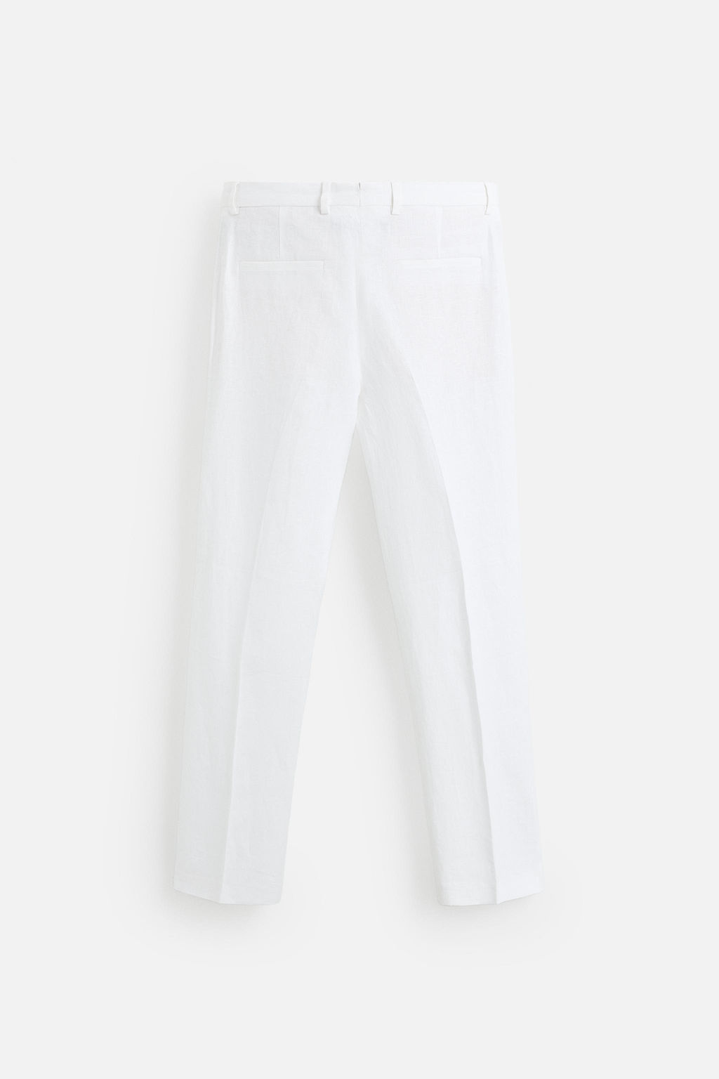 100% LINEN PLEATED TROUSERS - Zara фото 8