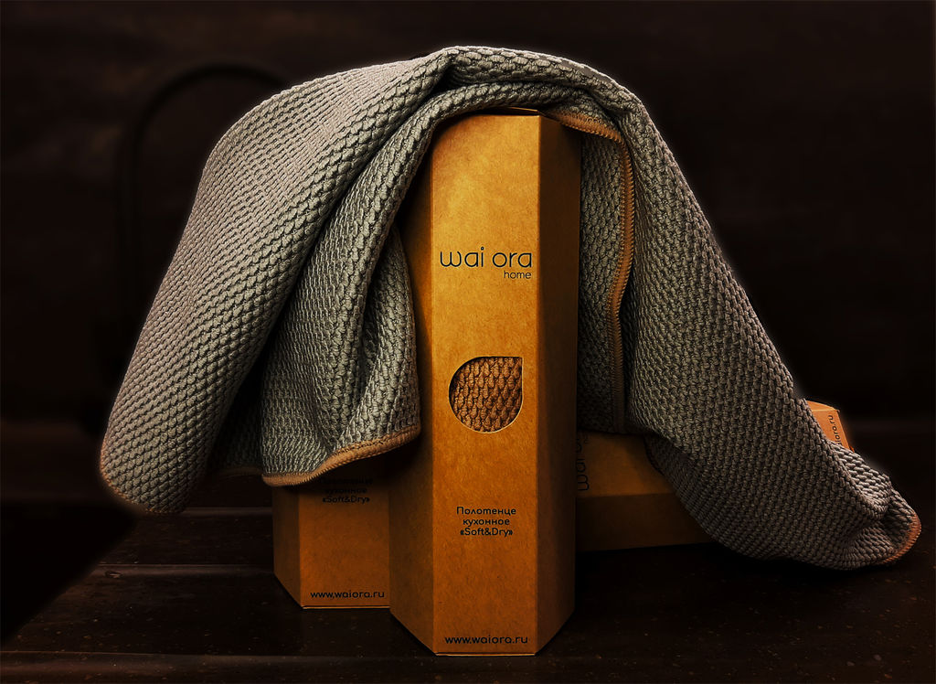 Полотенце кухонное Soft&Dry (Бежевый) - Wai ora фото 9