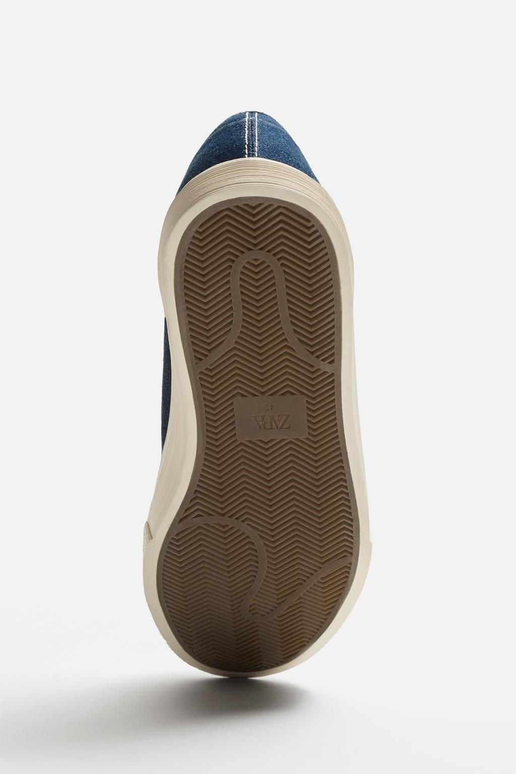 LACELESS DENIM PLIMSOLLS - Zara фото 4