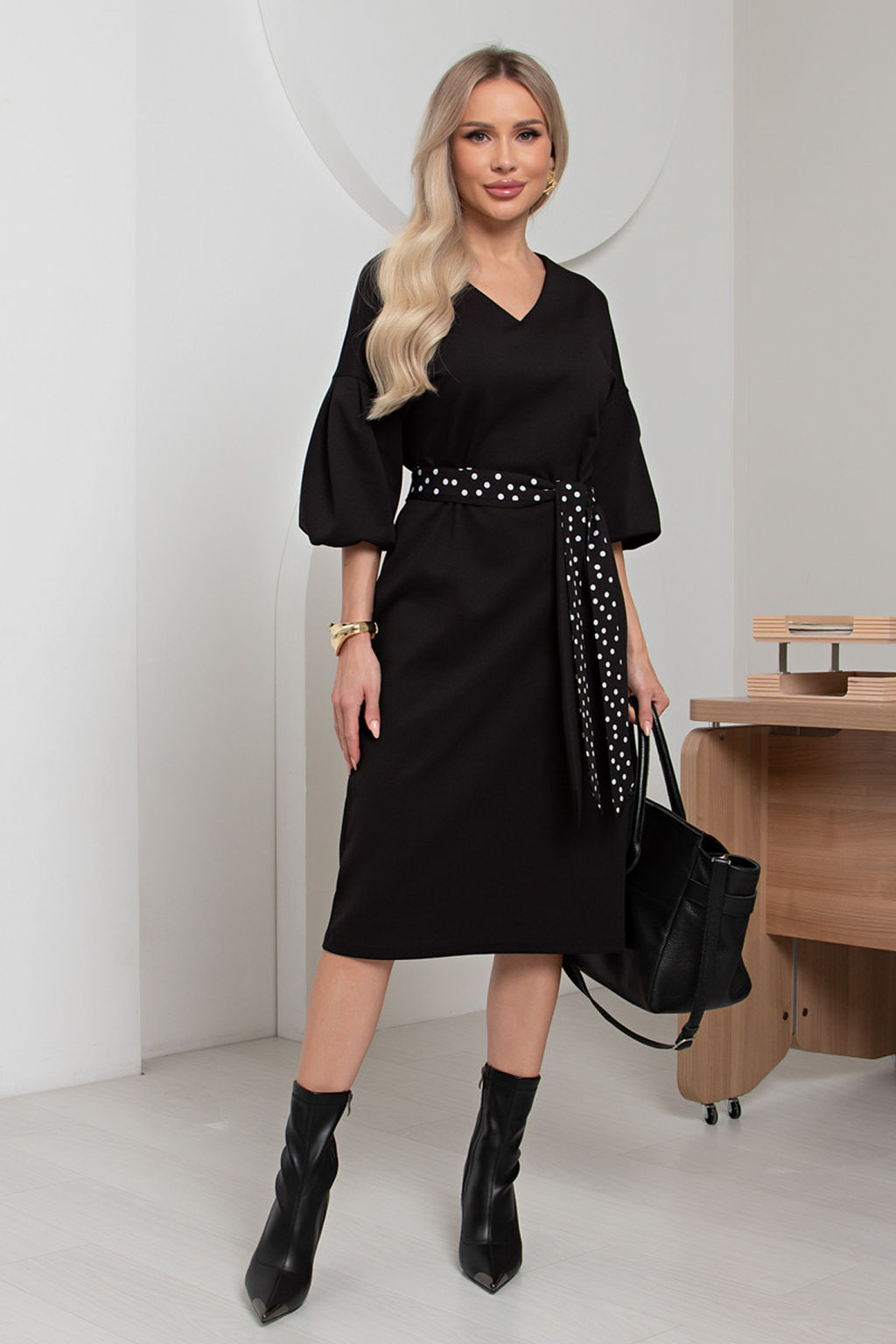 VALENTINA Платье Роберта №4 горох  фото 2