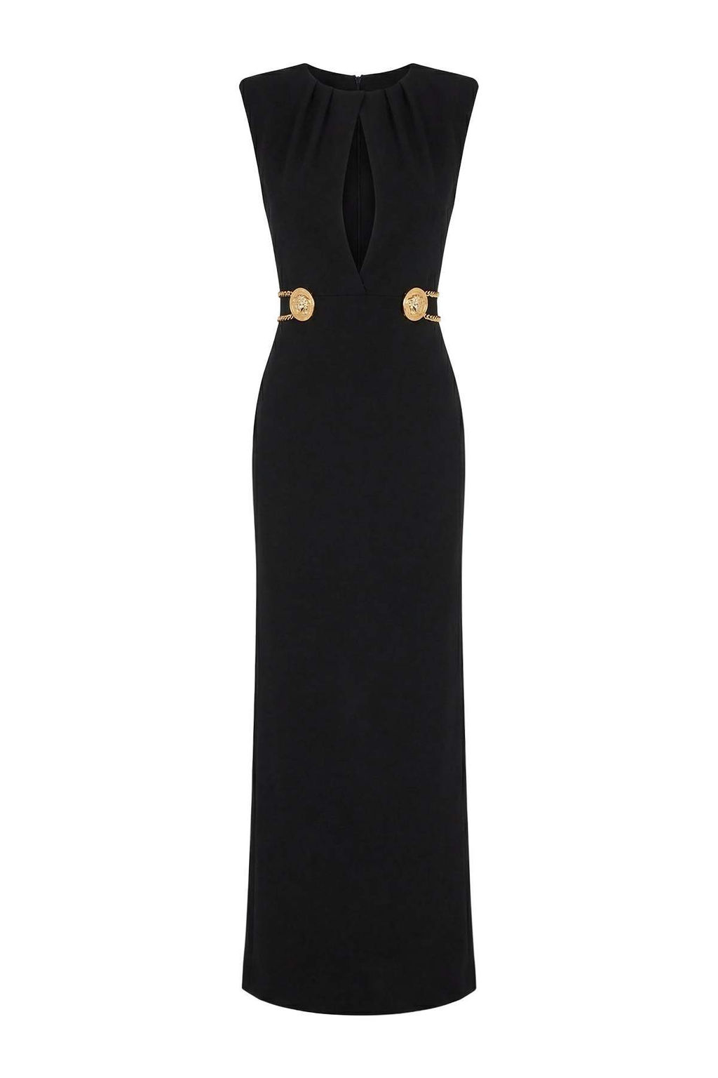 Siyah Duz Cut Out Aksesuar Detayl? Maxi Abiye & Mezuniyet Elbise TPRSS26AE00021 - Trendyolmilla фото 6