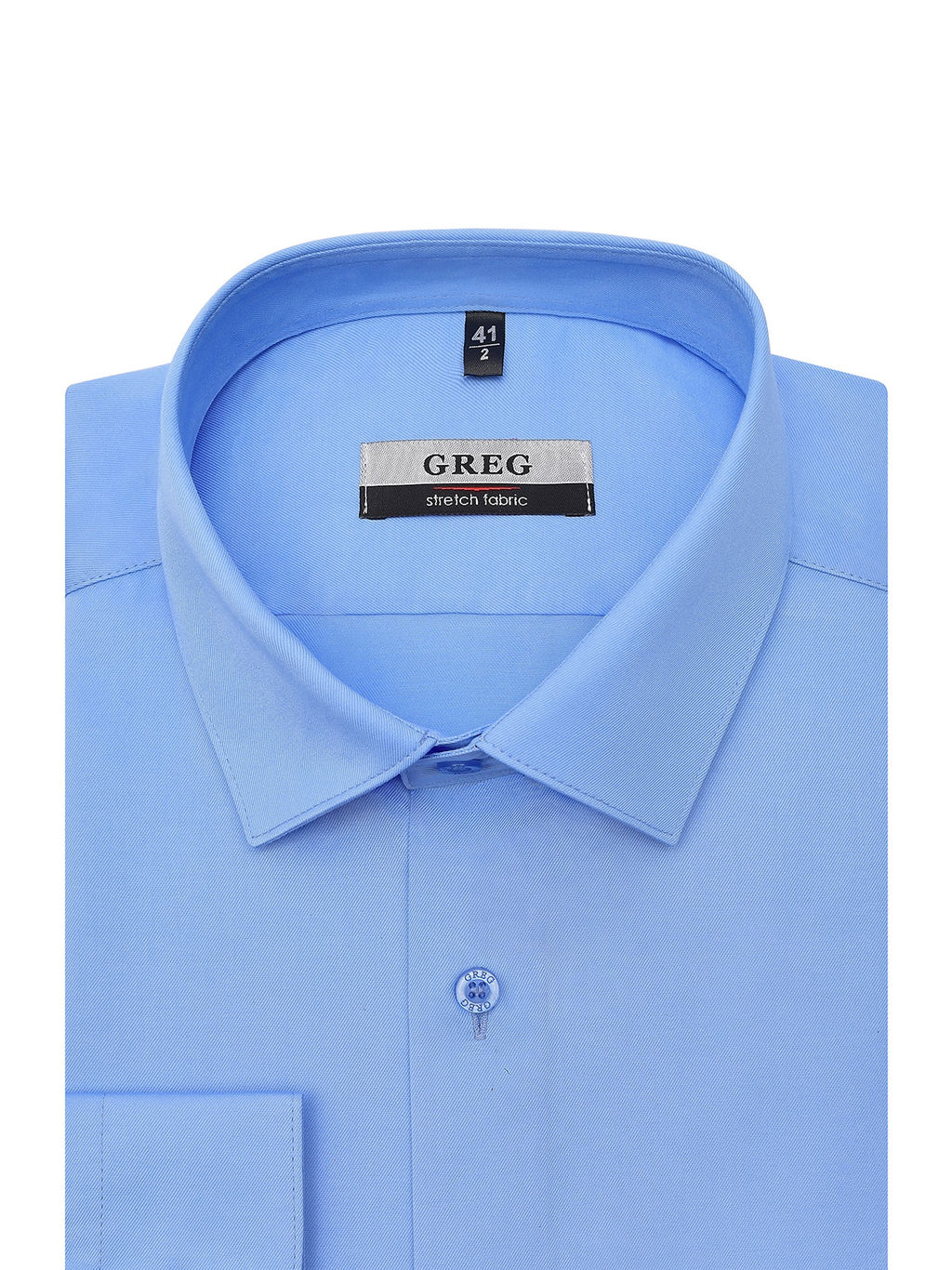 Сорочка мужская длинный рукав GREG 223/237/1351/SZR STRETCH  фото 3