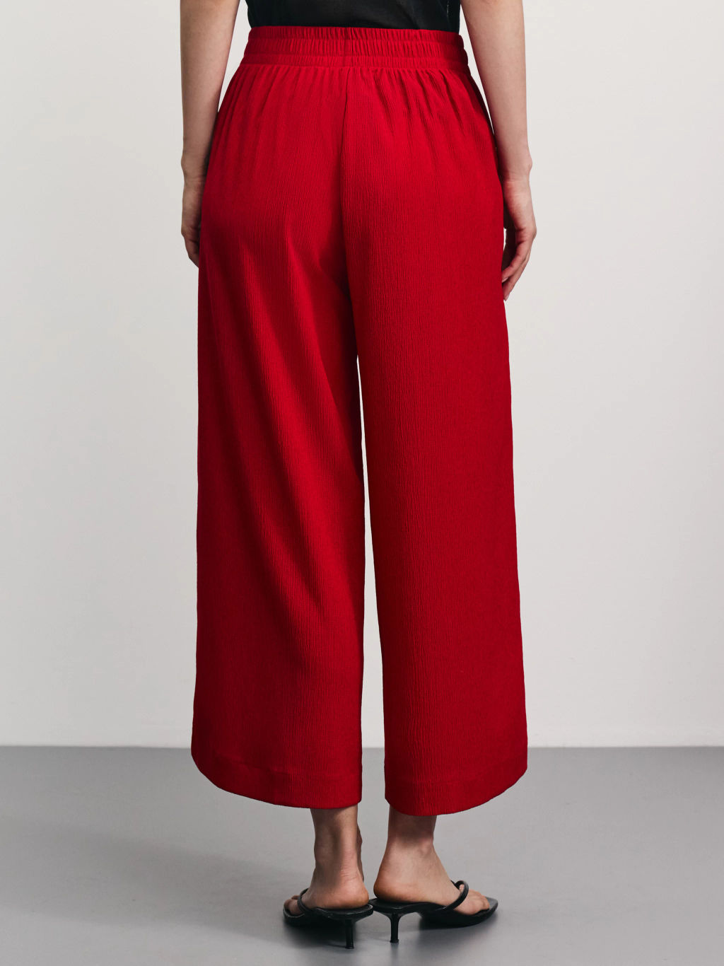 Прямые брюки с эластичным поясом / Zarina  фото 4