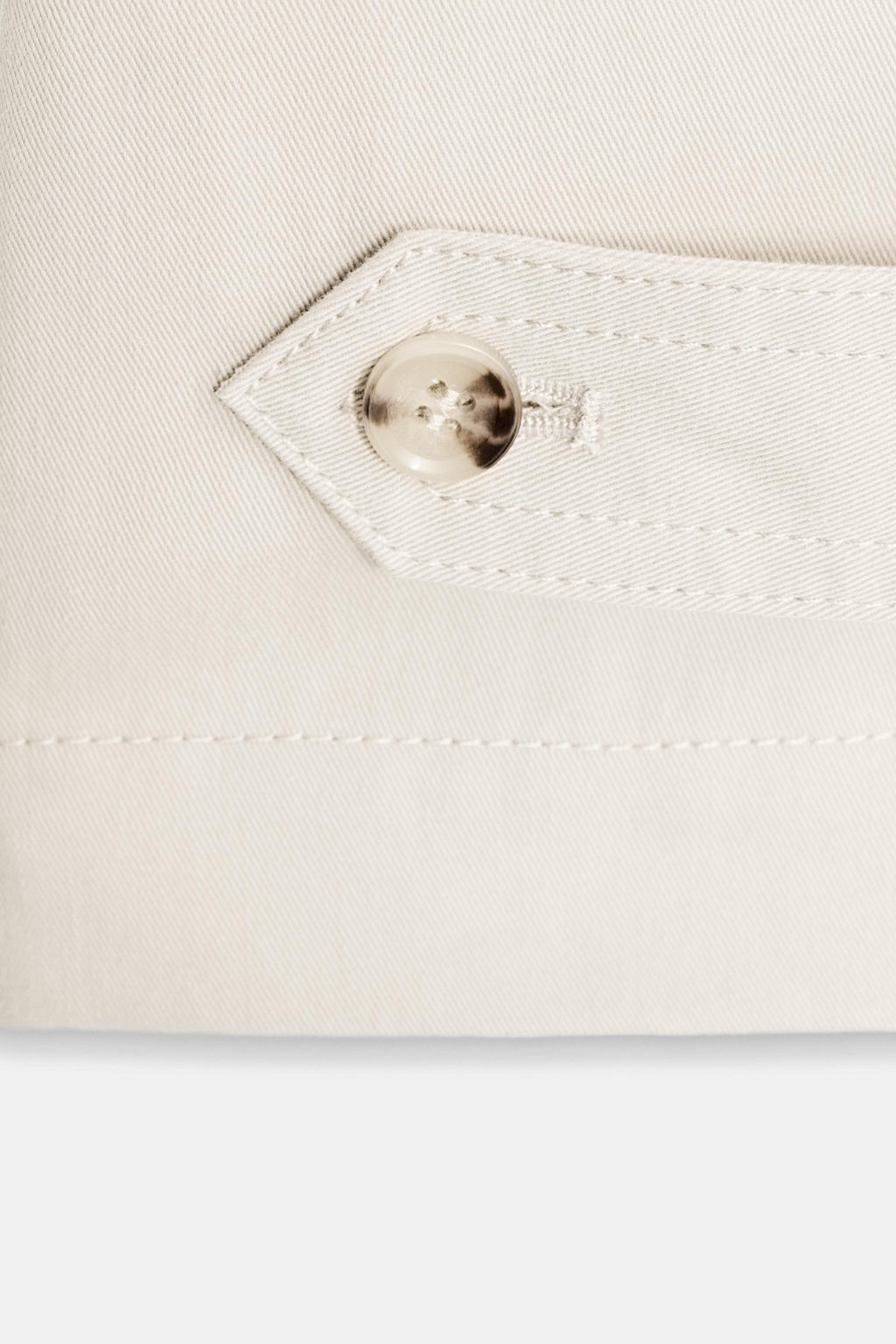 PANTAL?N CHINO TRABILLAS ZW COLLECTION / Piedra - Zara фото 8