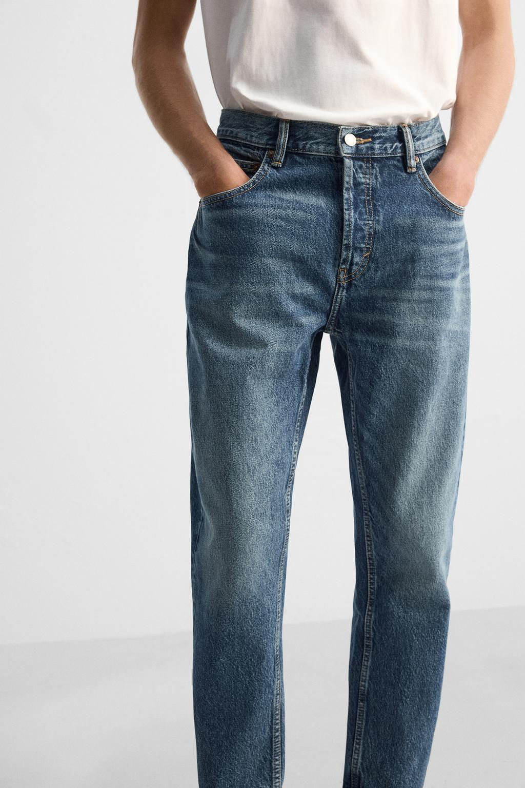 SLIM CROPPED-FIT JEANS - Zara фото 12