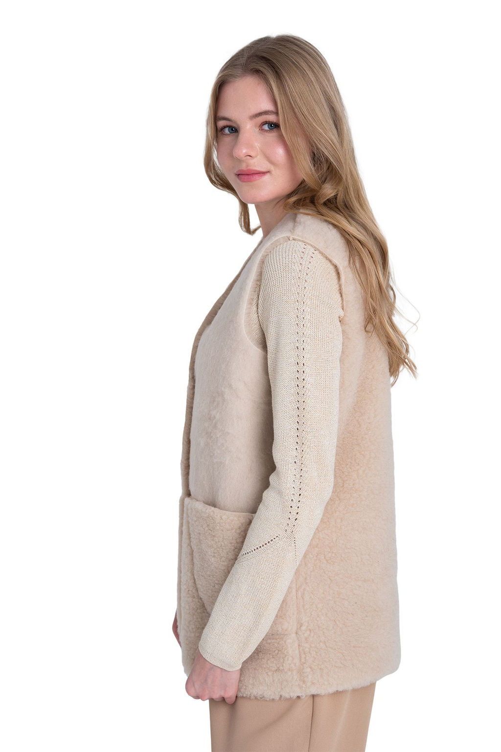 Жилет женский Комфорт - Woollamb фото 5