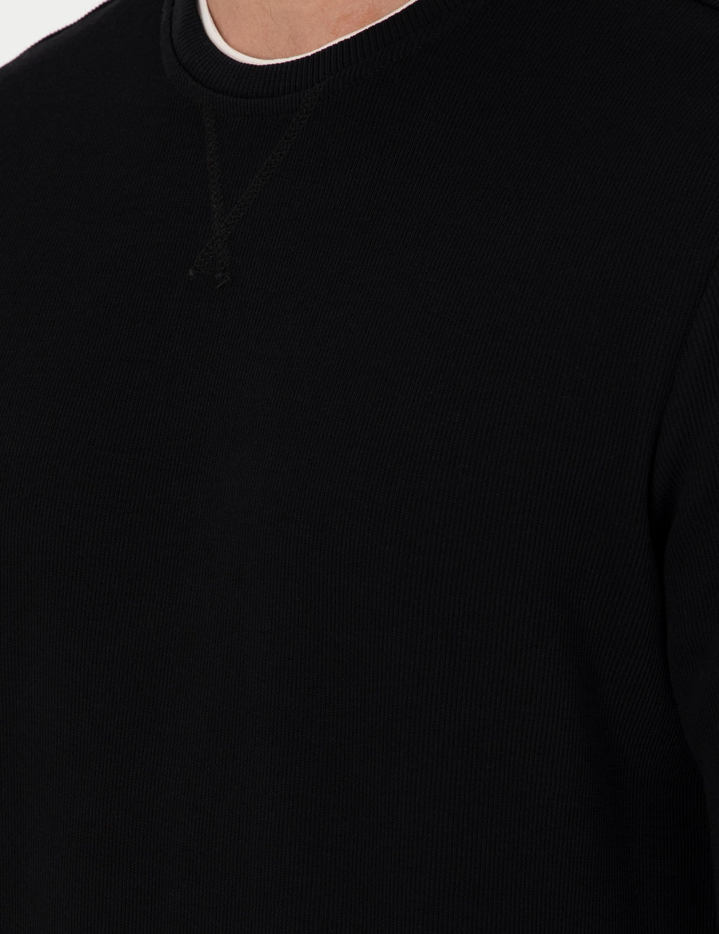 Siyah Regular Fit Sweatshirt - Pierre cardin фото 7