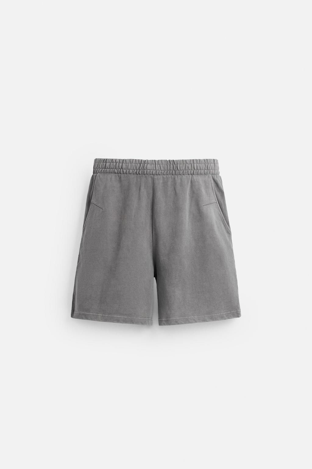RELAXED FIT JOGGER BERMUDA SHORTS - Zara фото 17