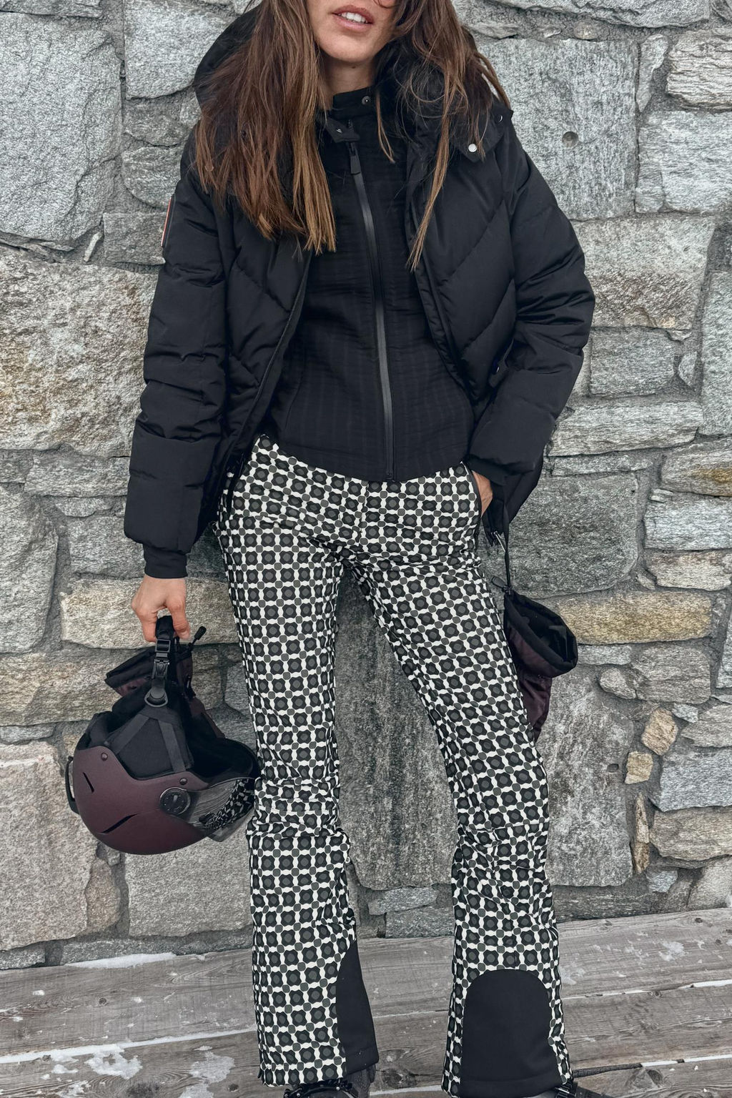 FLARE WATER-RESISTANT WINDPROOF TROUSERS WITH RECCO® TECHNOLOGY SKI COLLECTION