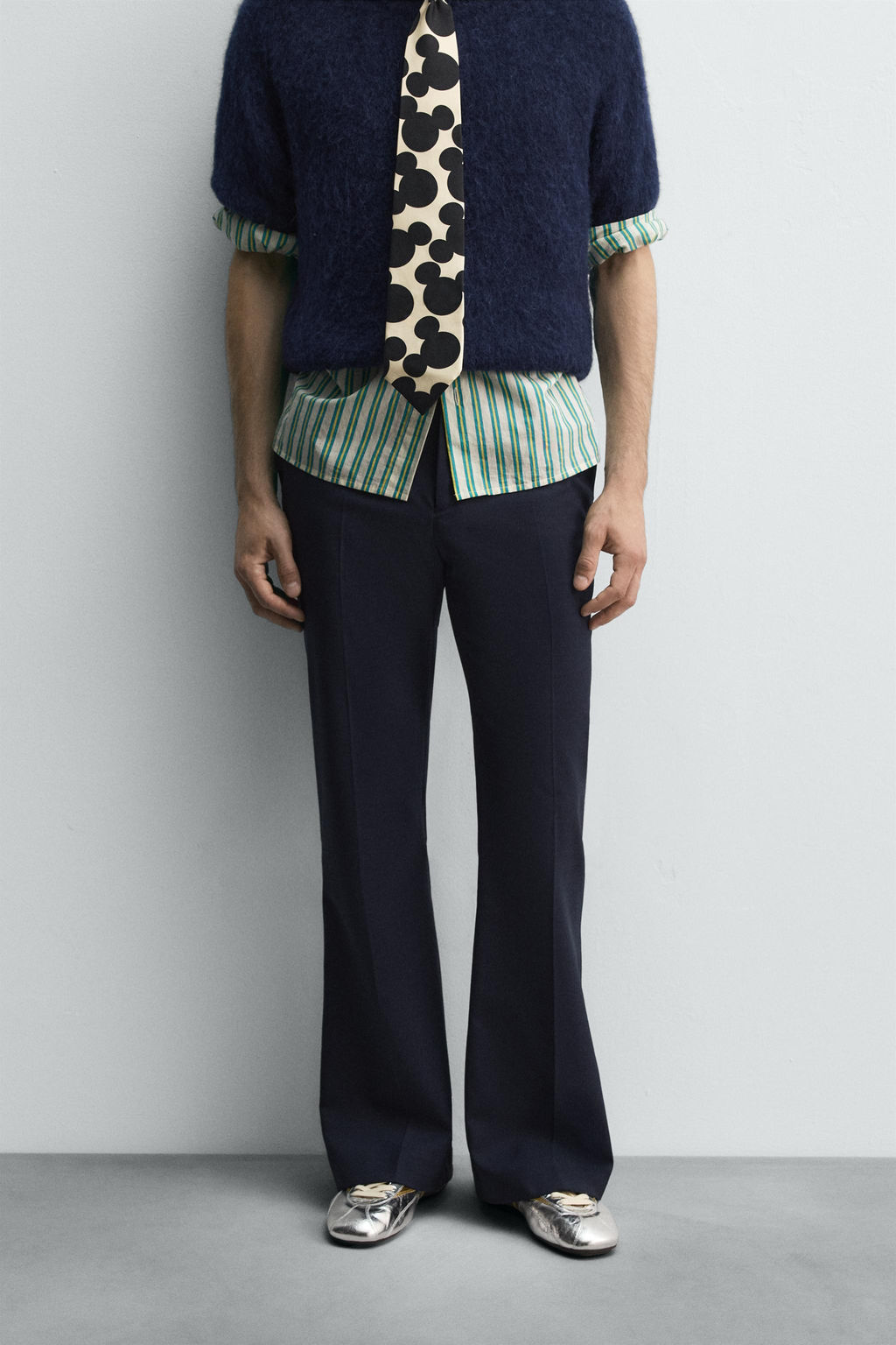 FLARE-FIT TROUSERS HARRY LAMBERT FOR ZARA X DISNEY  фото 2