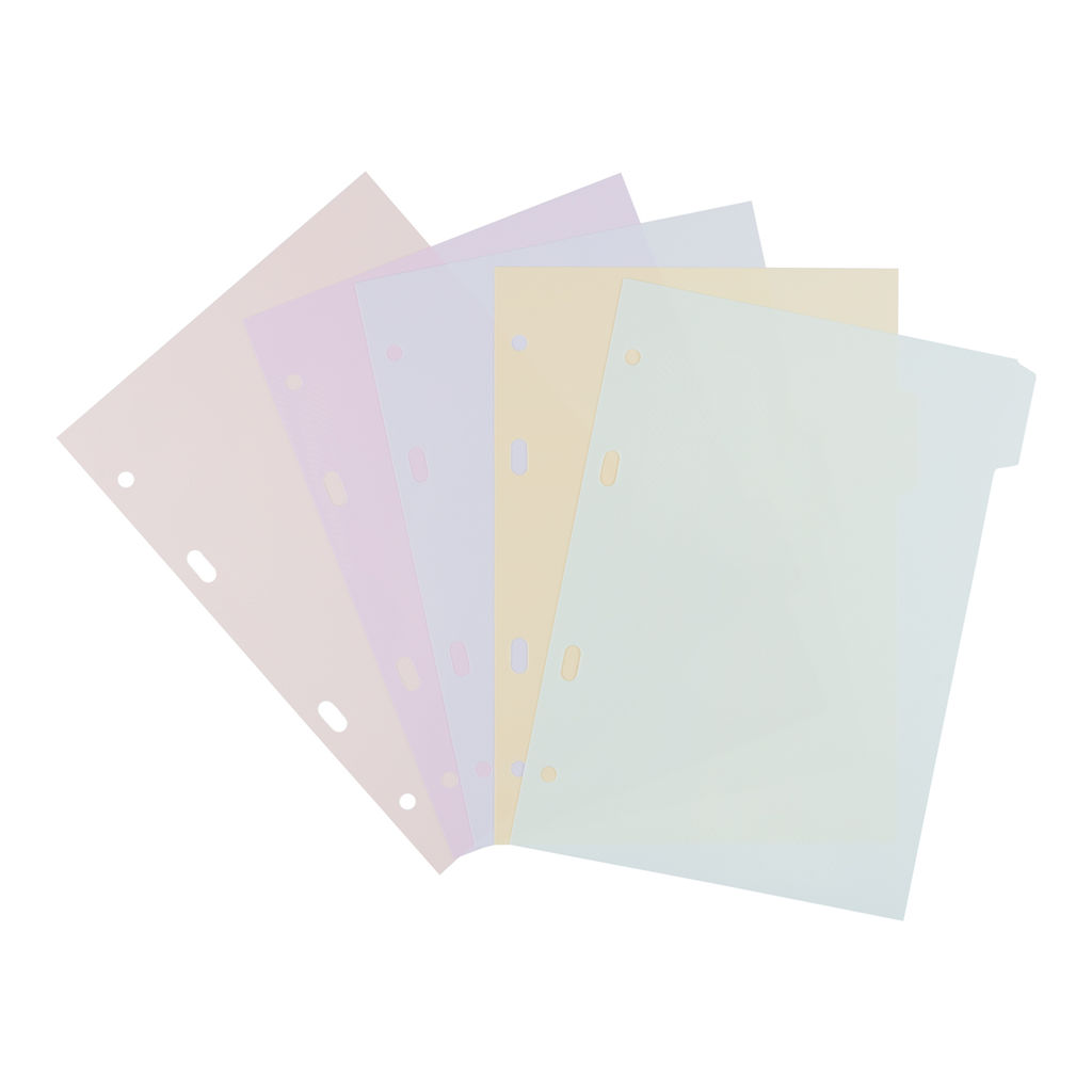 Expert Complete Trend Pastel Разделитель листов пластиковый A5 5 шт. EC270040205 диагональ ассорти