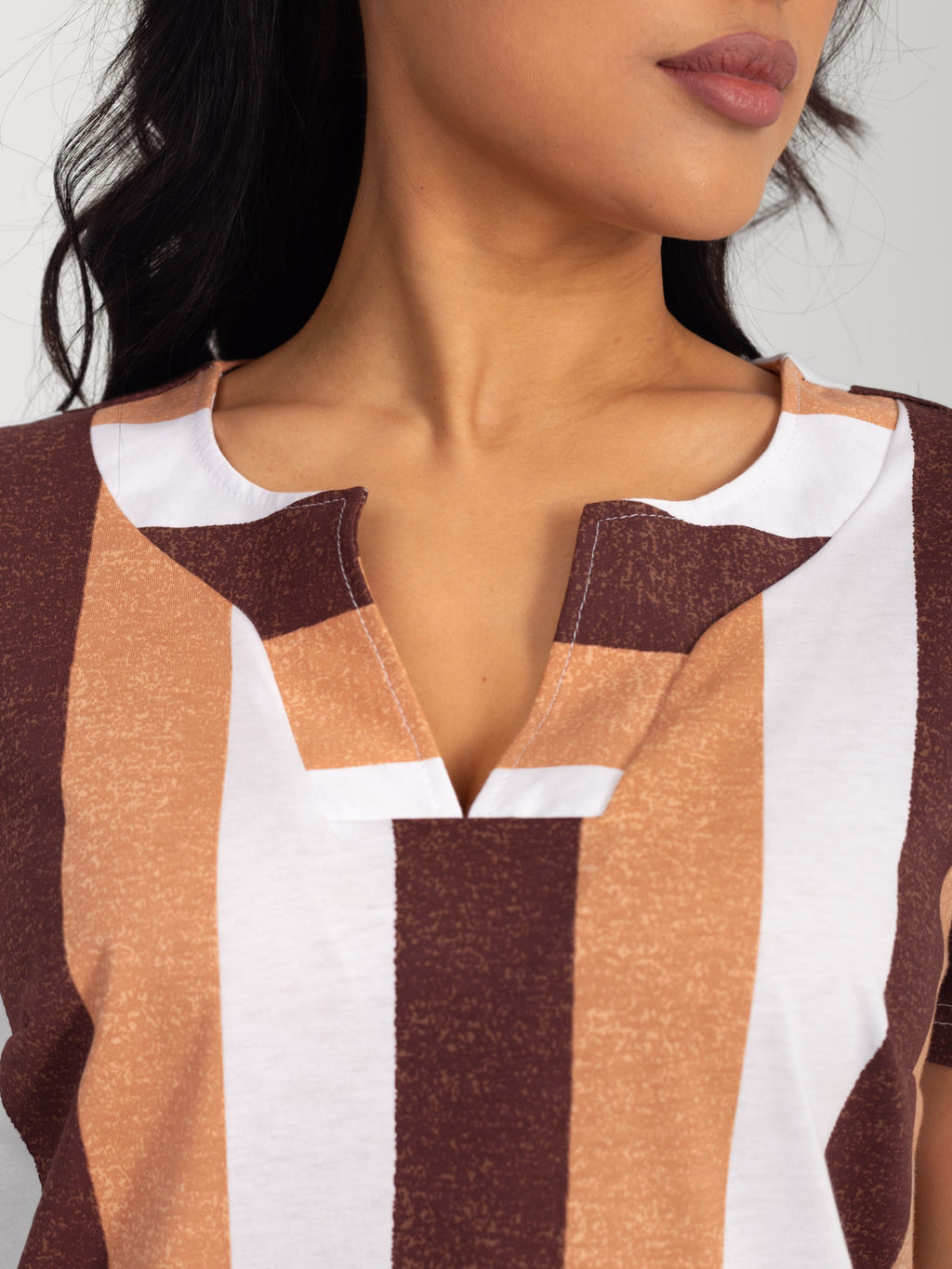 Платье женское кулирка КЕЛЛИ КАПУЧИНО - Domtrik фото 5