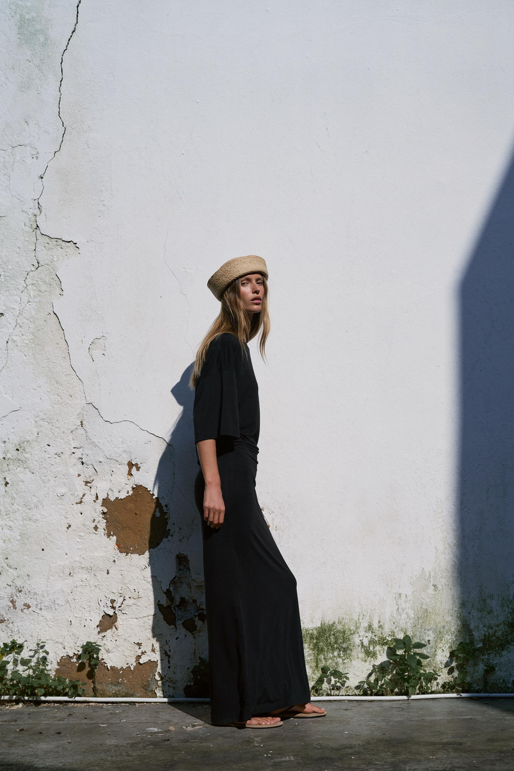 VESTIDO LARGO FLUIDO / Negro - Zara фото 2