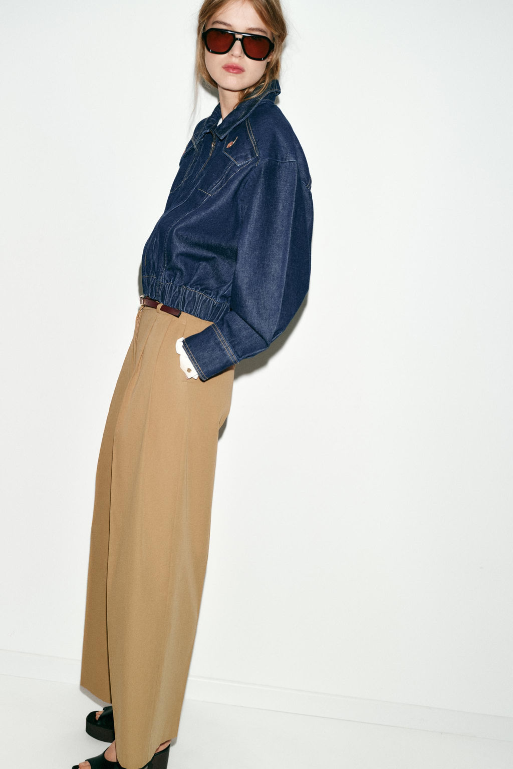 Z1975 DENIM BOMBER JACKET - Zara фото 25