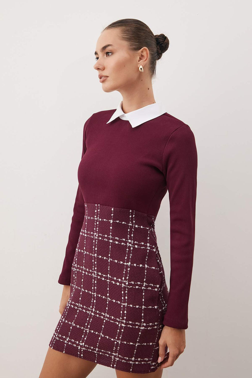 TRENDYOLMILLA Siyah Tuvit Dokuma Elbise TWOAW21EL0454  фото 19