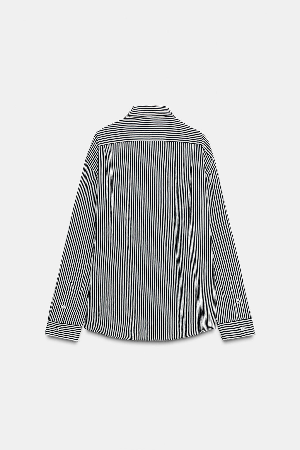 STRIPED FLOWING SHIRT ZW COLLECTION - Zara фото 6