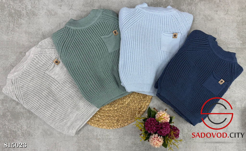 Комплект вязанный 3в1 для малышей