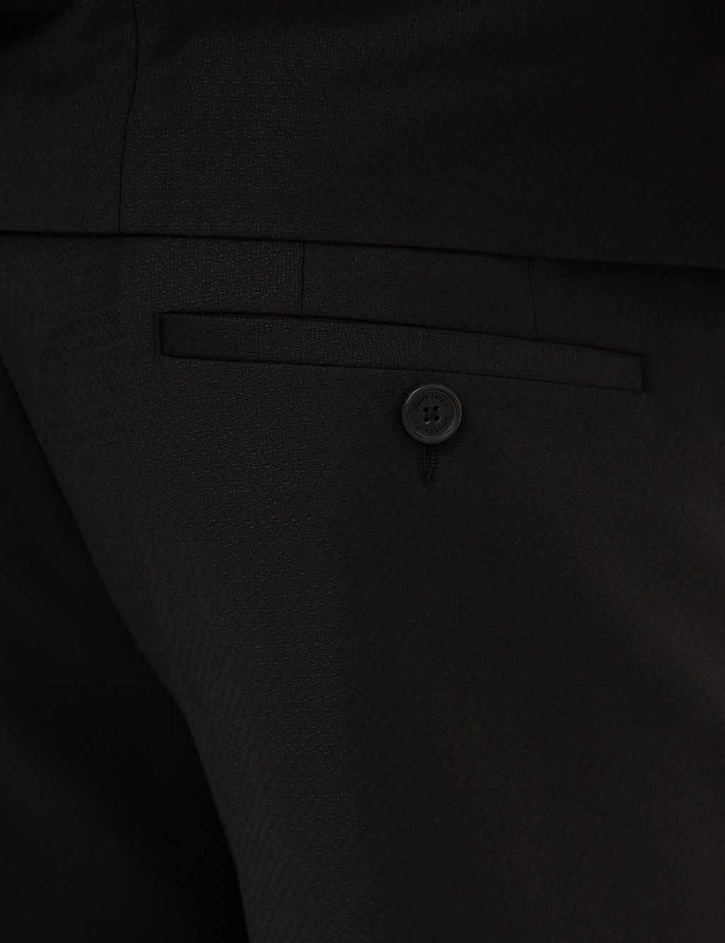 Смокинг Pierre Cardin Extra Slim Fit с жилетом черный