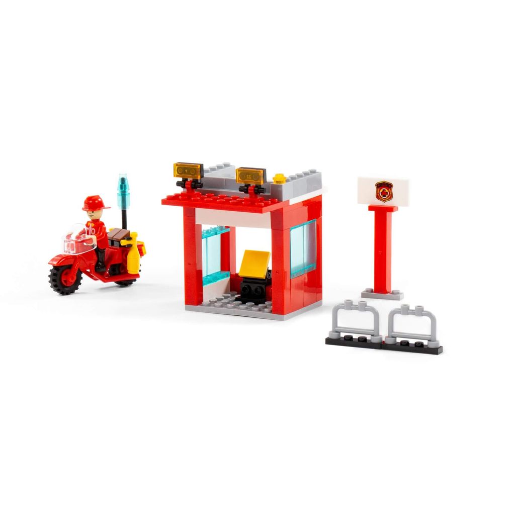 Конструктор Классик Пожарная служба-1.8 (86 элементов) (в коробке) - Полесье фото 4