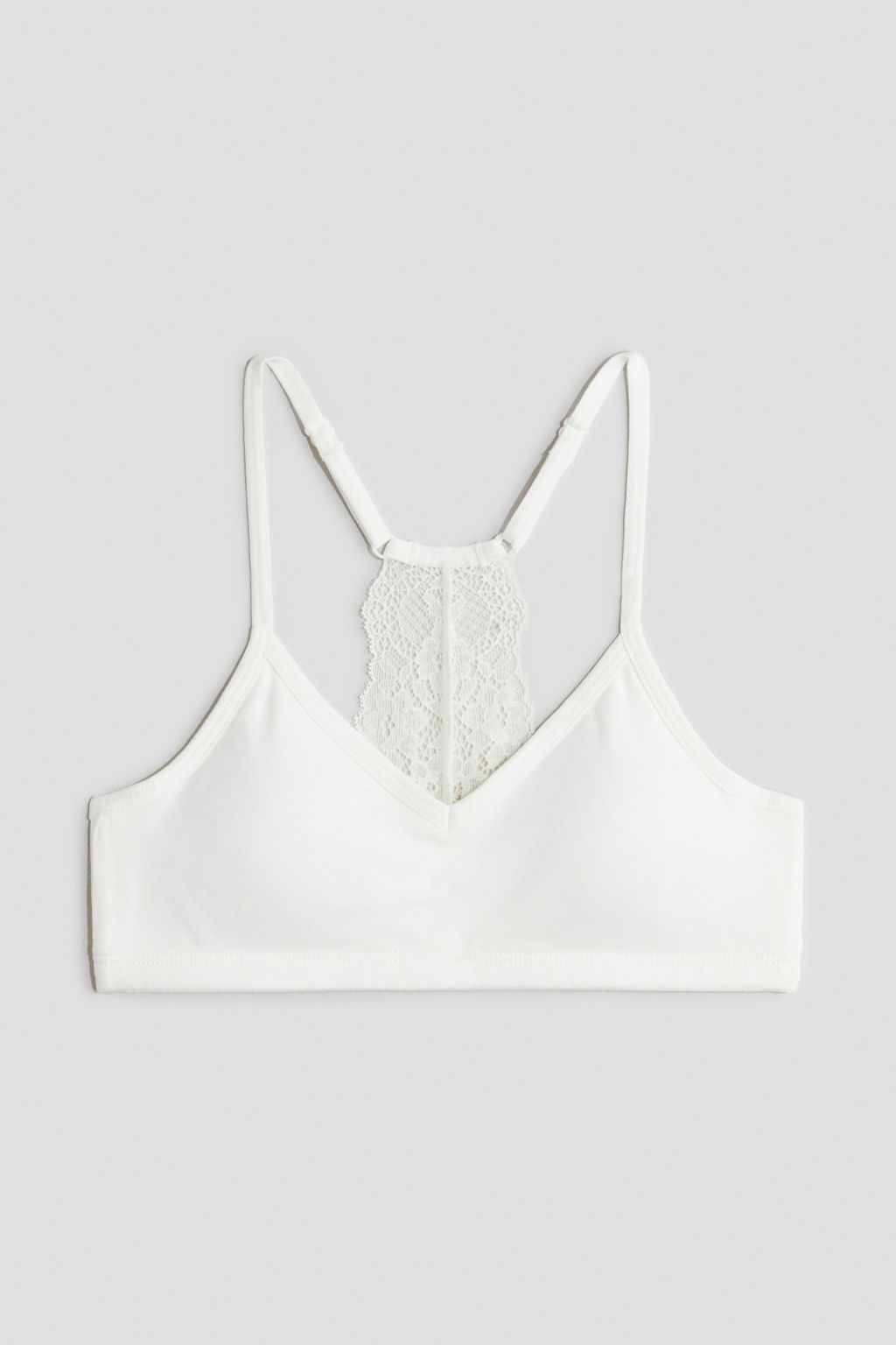 Crop top con detalle de encaje - H&m фото 2