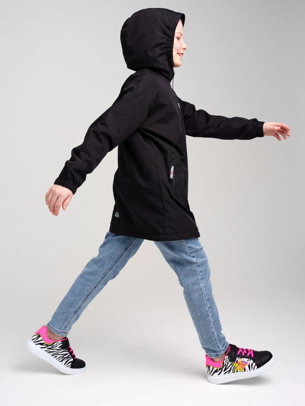 12321125 Куртка текстильная с полиуретановым покрытием для девочек (ветровка) - Playtoday фото 8