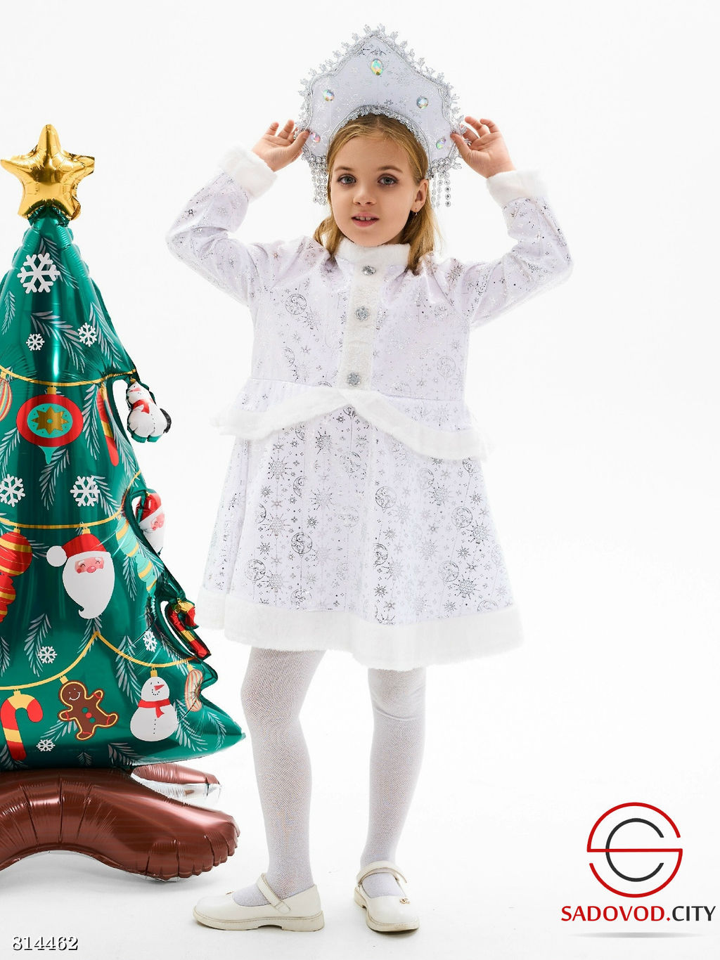 Костюм Снегурочка для девочки - Bruno фото 3