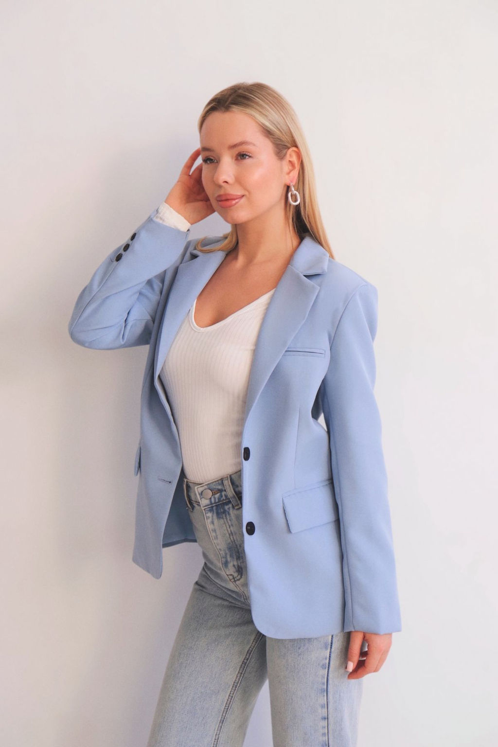 Martichelli Жакет голубой  фото 5