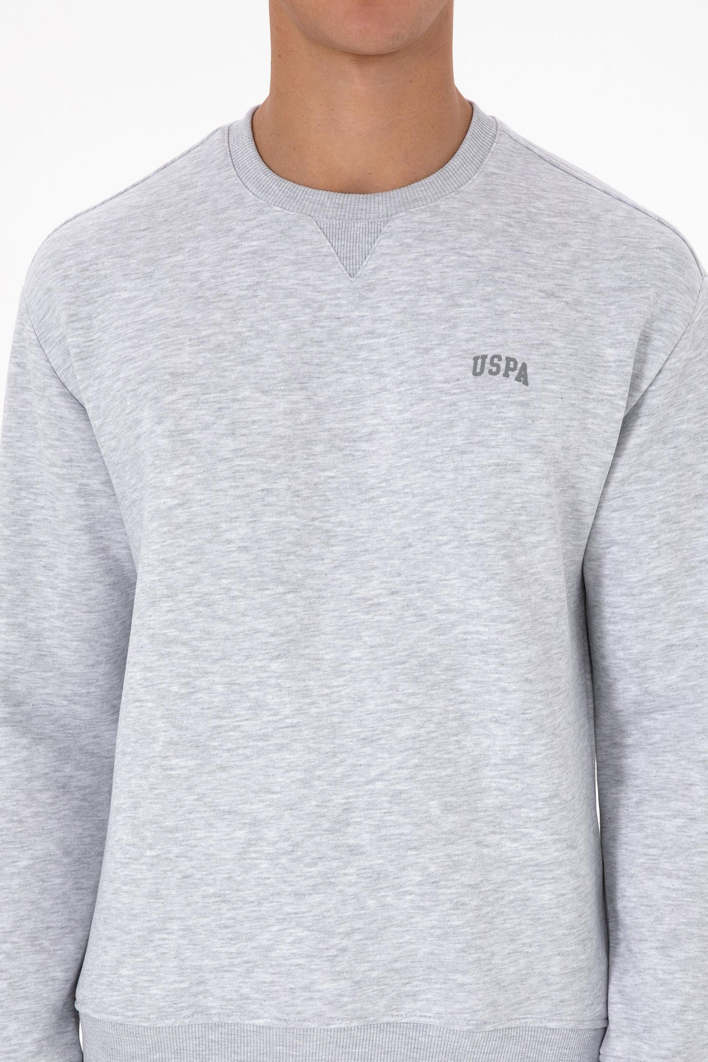Erkek A__k Gri Basic Sweatshirt Sepette S_rpriz _ndirim - U.s. polo assn фото 6