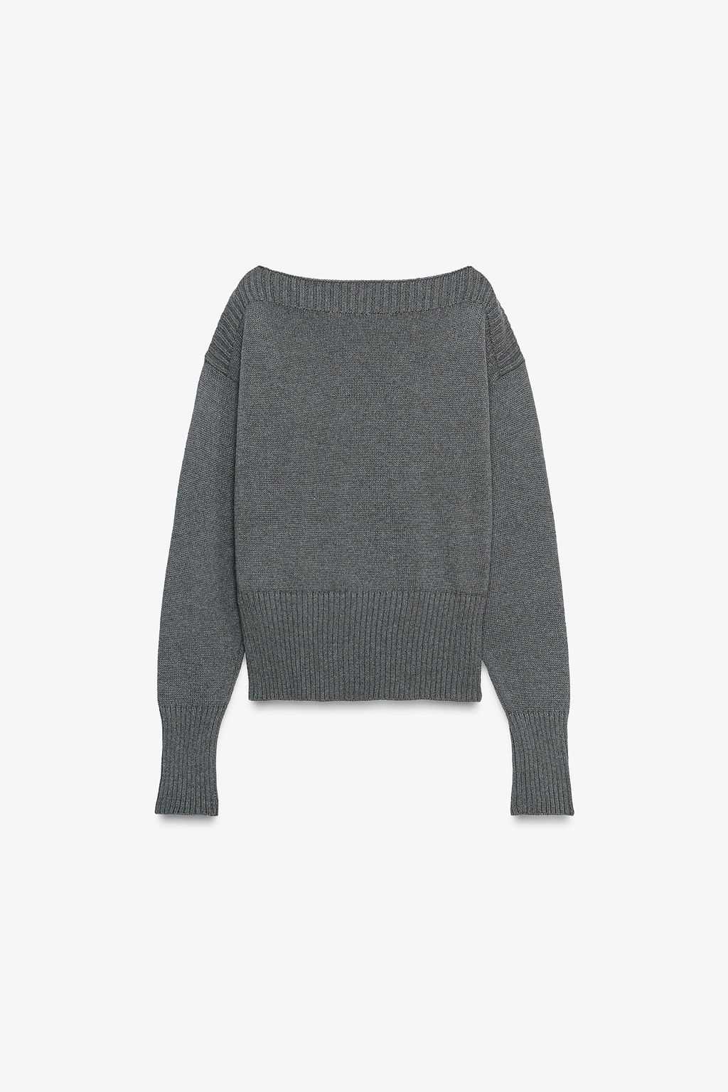 BOAT NECK KNIT SWEATER - Zara фото 8