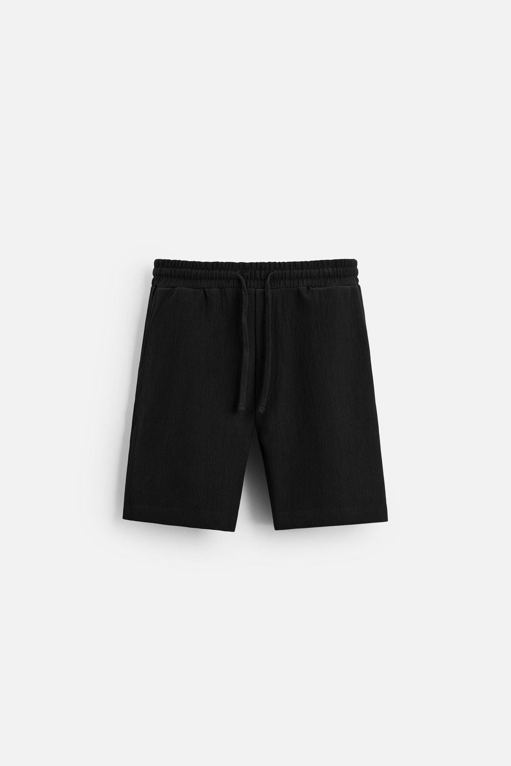 TEXTURED JOGGER BERMUDA SHORTS