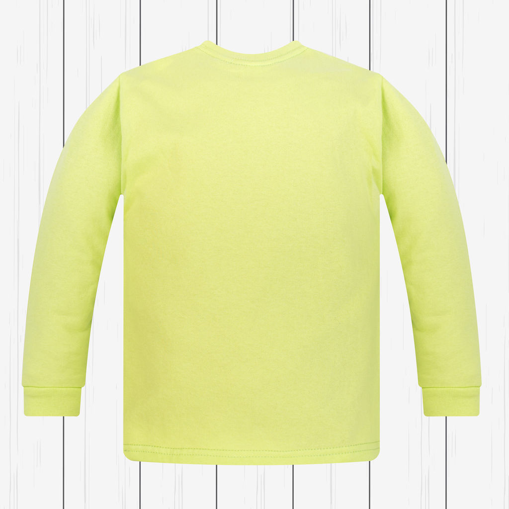 Пижама детская из футера салатовая дино