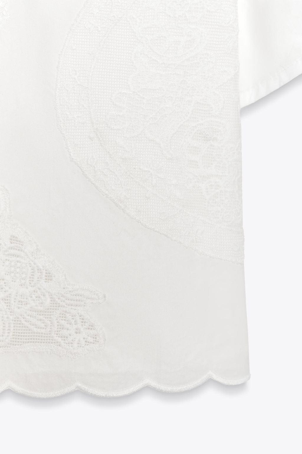 EMBROIDERED SHIRT WITH TIES - Zara фото 10