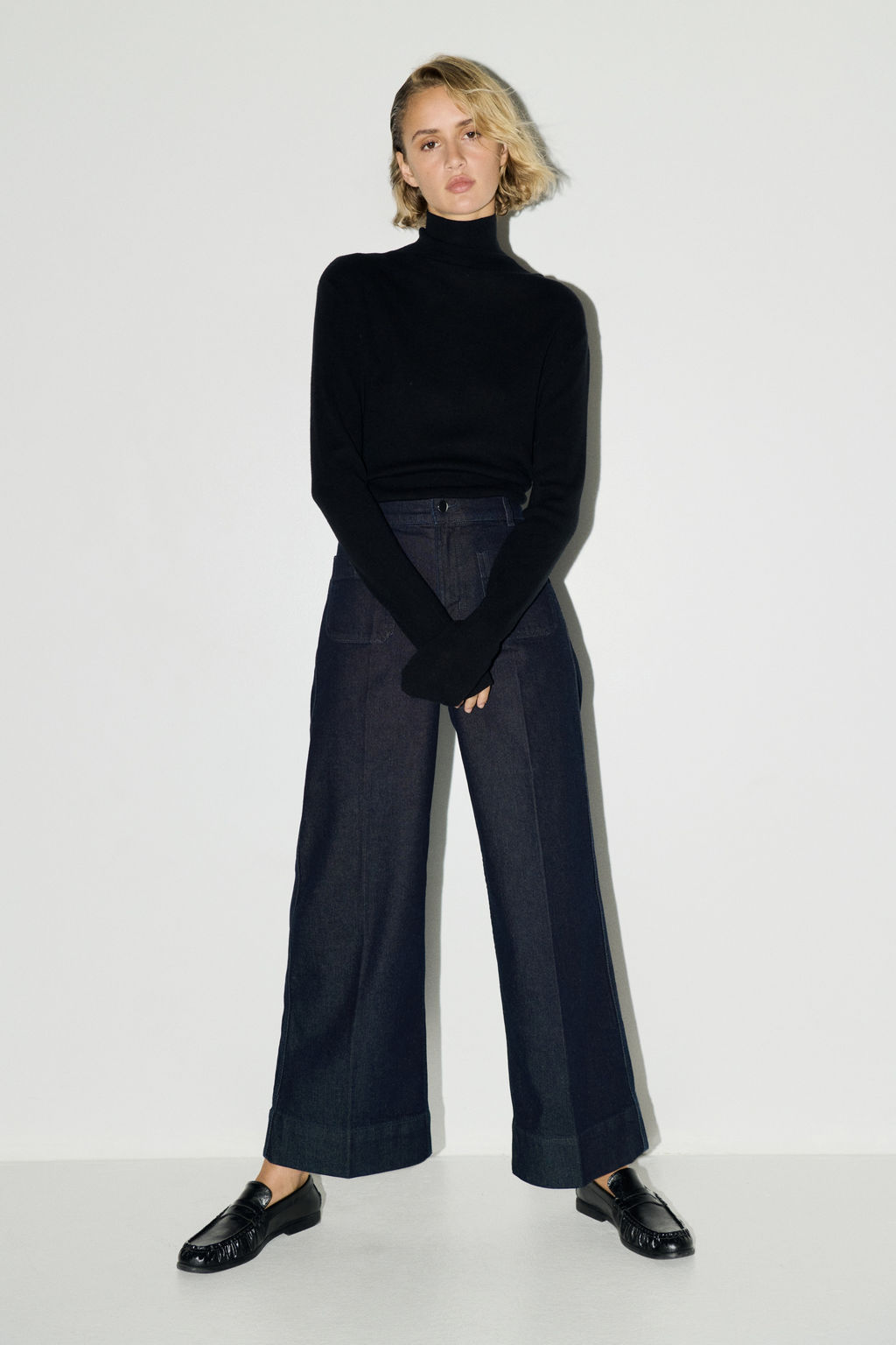 Wide High Ankle Jeans - H&m фото 4