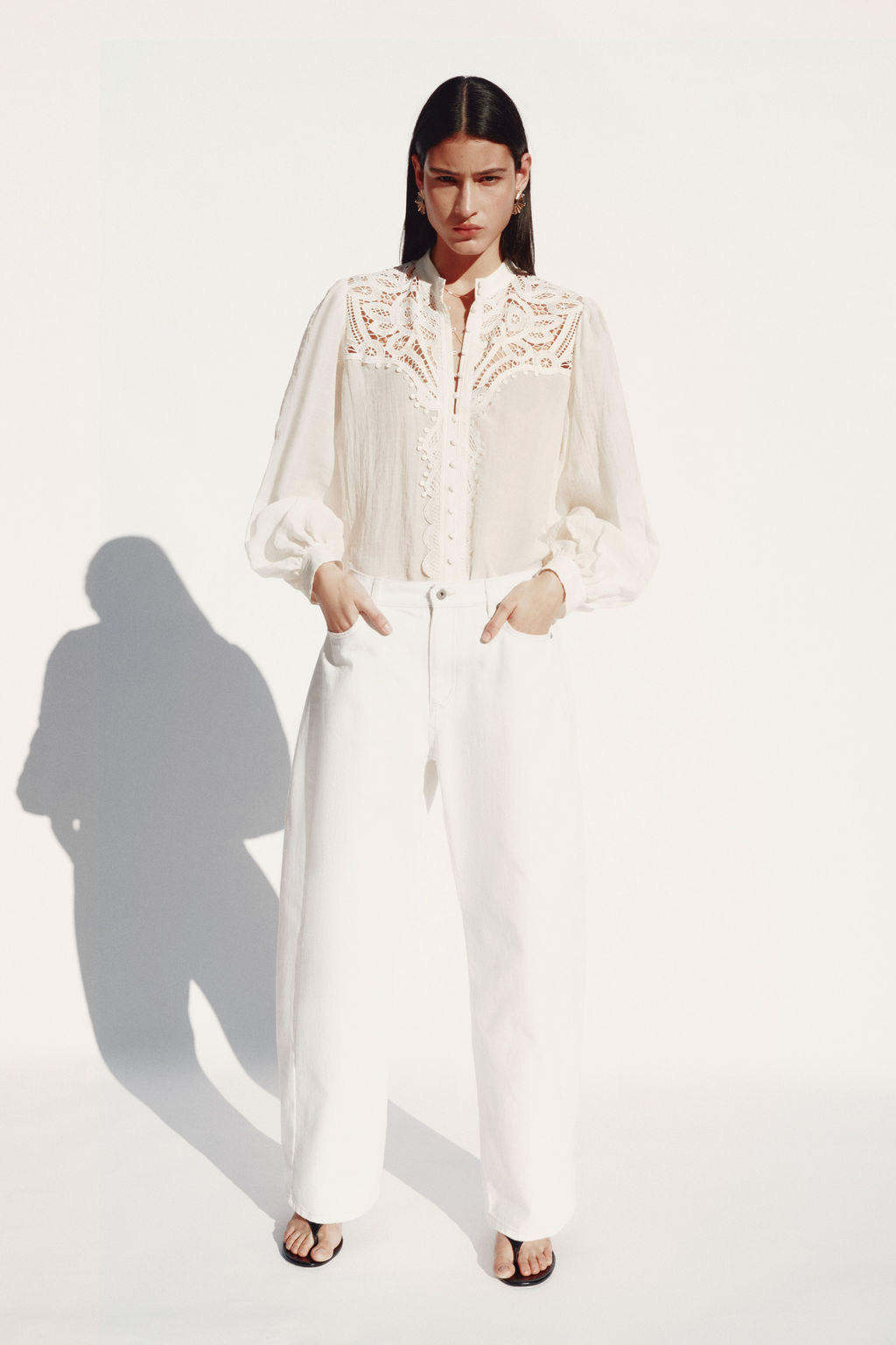 Blusa con canes? de encaje - H&m фото 4