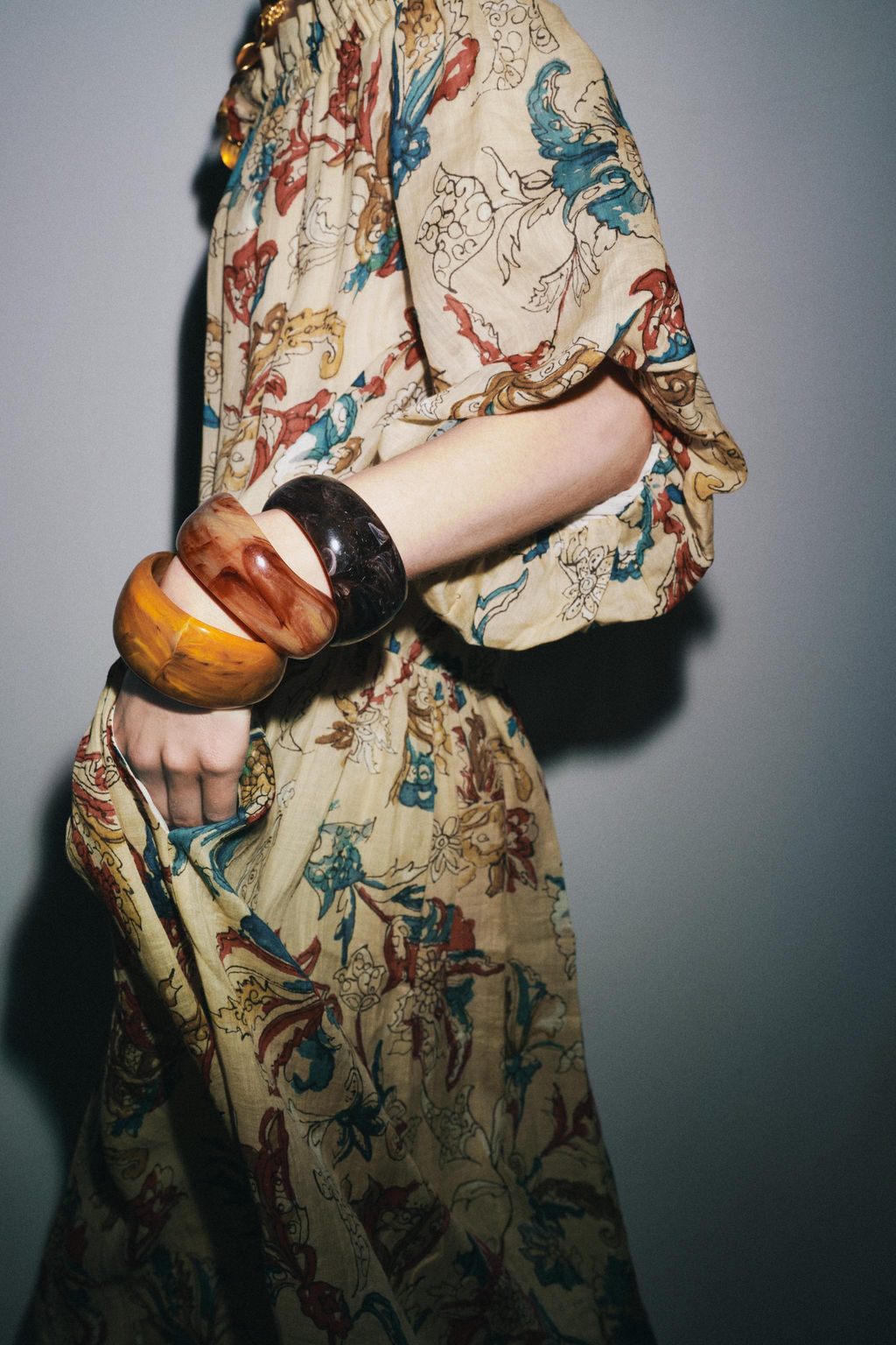 ZW COLLECTION PRINTED RAMIE DRESS - Zara фото 15