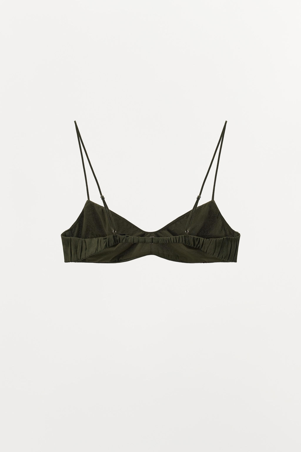 TEXTURED BRALETTE WITH SILK - Zara фото 6