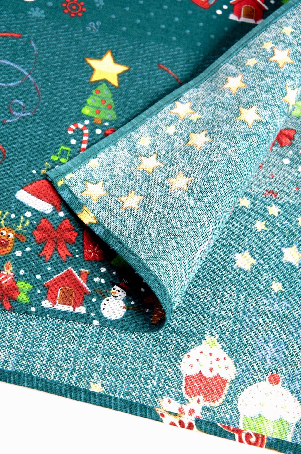 Дорожка на стол из рогожки 145x45 Happy Fox Home  фото 25