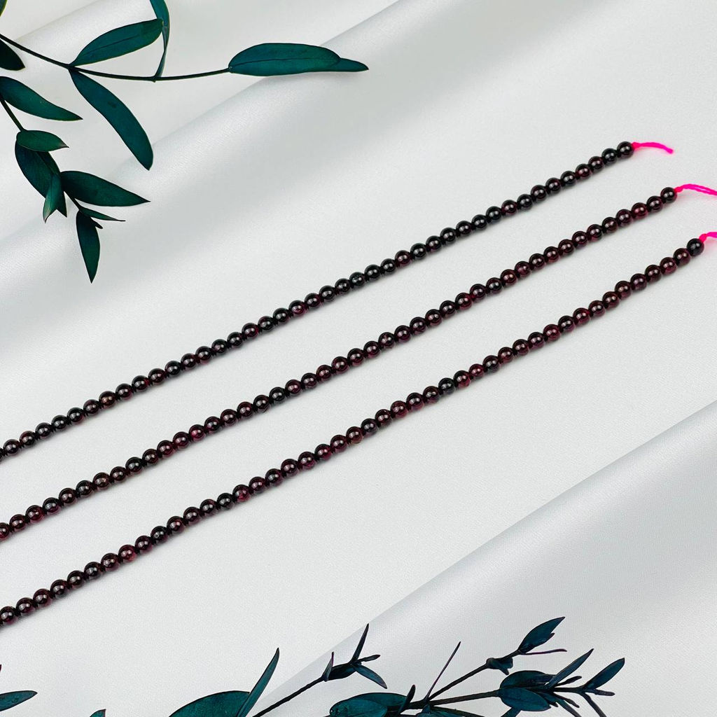 Бусины для украшений из Граната (96 бусин)