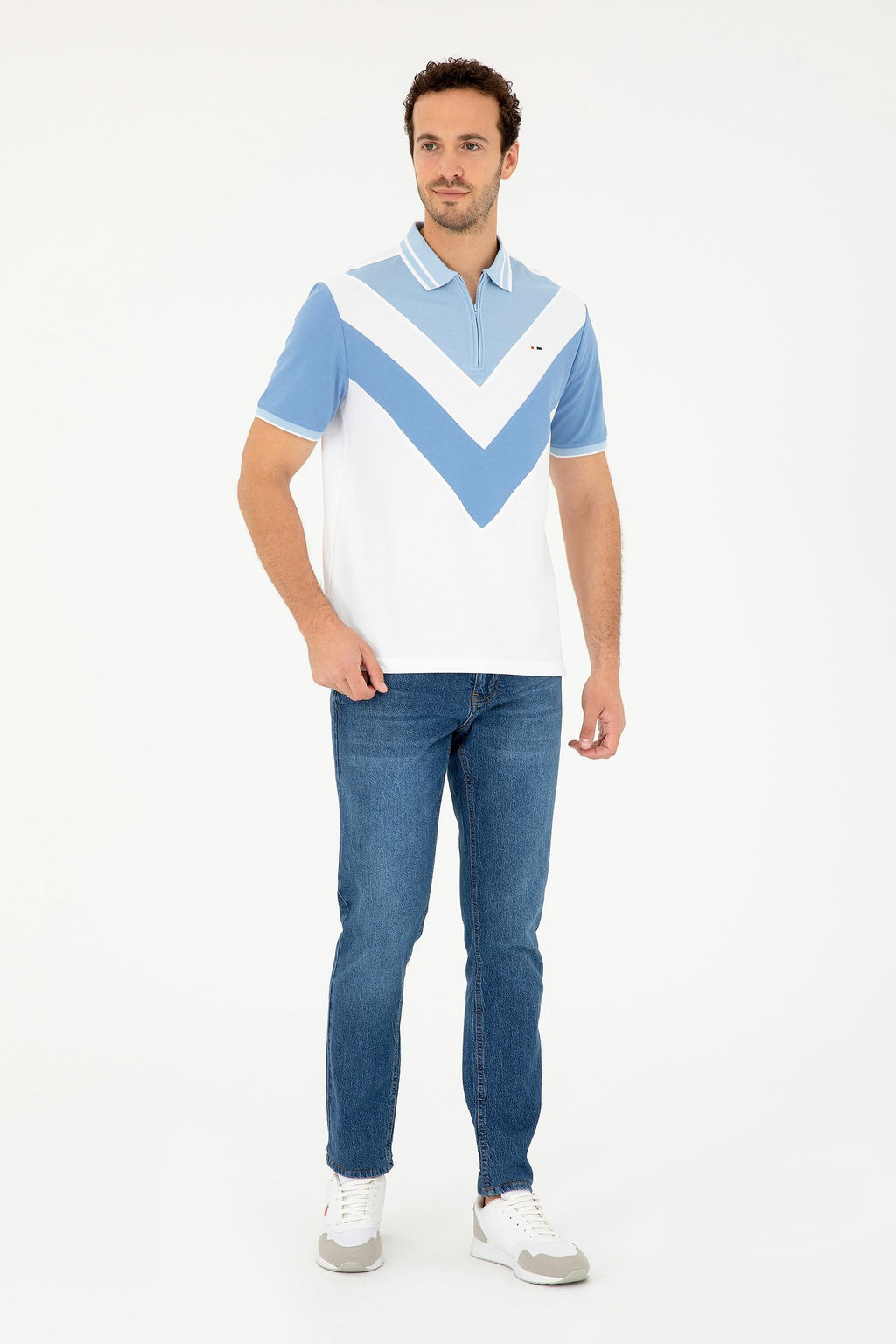 Мужская темно-синяя футболка - U.s. polo assn фото 4