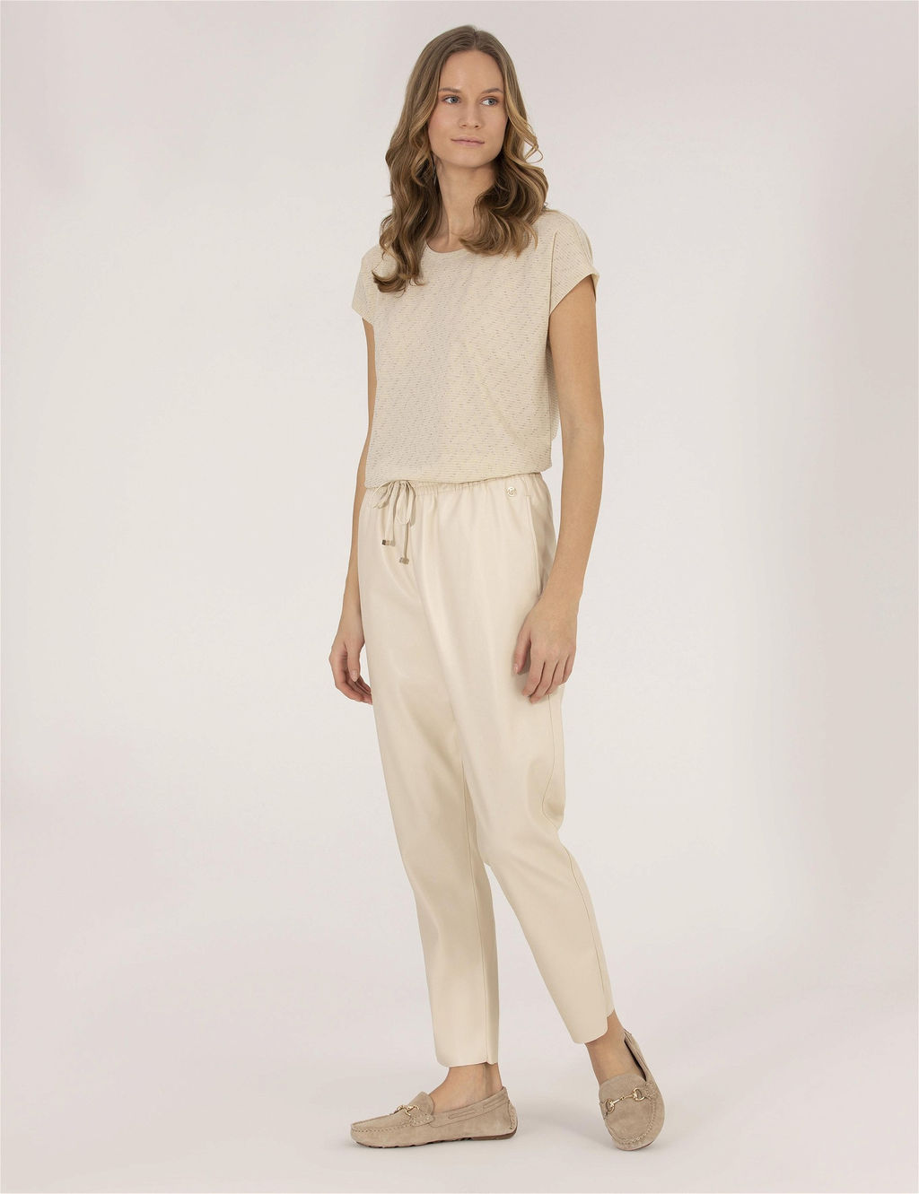 Krem Carrot Fit Kanvas Pantolon - Pierre cardin фото 3