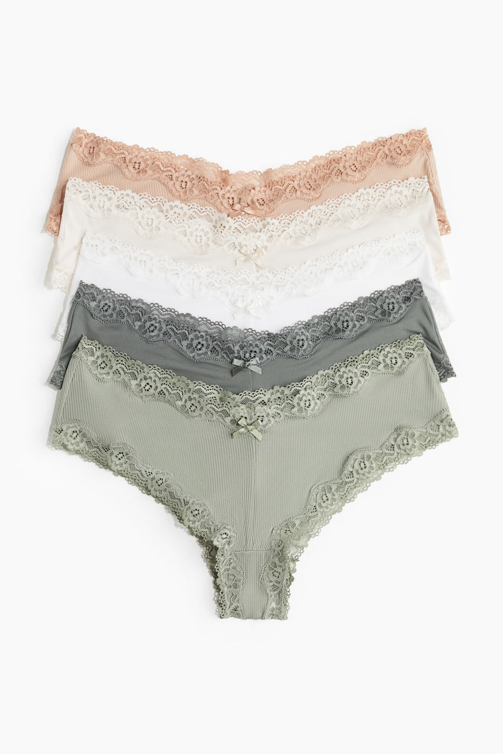 Pack de 5 bragas Hipster