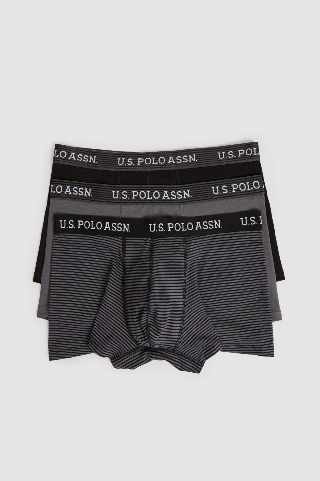 Erkek Siyah 3l_ Boxer Tak_m_